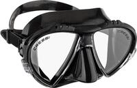 CRESSI Matrix Mask Black/Black - Maske f&uuml;r Tauchen und Schnorcheln, Schwarz/Schwarz,