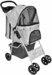 vidaXL Haustier Buggy Hund Katze Klappbar Hundewagen Hundebuggy Katzenwagen