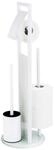 WENKO Stand WC-Garnitur Mod. Ravina 3-in-1 mit Toilettenpapierhalter