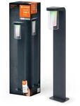 LEDVANCE SMART+ CASCADE 80CM Post - dimmbare LED Standleuchte dunkelgrau f&uuml;r...