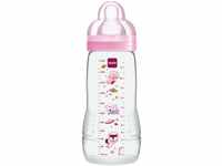 MAM Baby-Fläschchen für 2 Jahre, 330 ml, ab 6 Monaten, Sauger X, Rosa,...