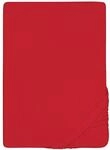 biberna Frottee-Stretch-Spannbetttuch 0012344 rot 1x 180x200 cm - 200x200 cm