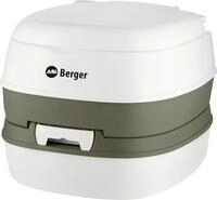 BERGER Mobile Campingtoilette Bio Comfort 14L | Platzsparend & Leicht zu Reinigen 