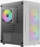 Aercool Trinity Mini-Tower V2, Tempered Glass - Wei&szlig;