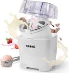 Duronic IM540 Eismaschine, kleine Eiscrememaschine f&uuml;r Softeis | 1,5 Liter