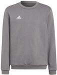 adidas Unisex Kinder Entrada 22 Sweat Top, Team Grey Four, 11-12 Years