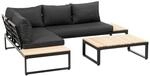 greemotion Lounge-Set Rio, Gartenm&ouml;bel-Set aus Aluminium & Akazienholz FSC 100%,
