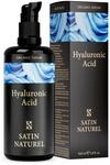 Satin Naturel Hyaluron Serum Hochdosiert 100ml &ndash; Bio Hyalurons&auml;ure Serum Gesicht