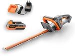 Fuxtec Heckenschere 20V inkl. Akku FX-E1HS20 Elektrischer Heckentrimmer mit Li-Ionen