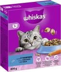 Whiskas Trockenfutter 1+, mit Thunfisch, 800 g