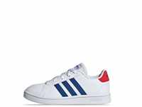 adidas Grand Court K Sneaker, Weiß, Blau, Rot (Ftwbla Azurea Rojint), 36 2/3 EU