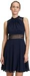Vera Mont Damen Cocktailkleid mit Spitzeneinsatz Night Sky,42