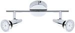 Briloner Leuchten - LED Spotleuchte, Deckenleuchte, Badleuchte, Badlampe, IP44,