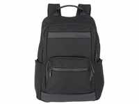 Travelite MEET backpack exp., black, Unisex-Erwachsene Rucksack, Black,