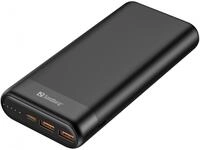 Sandberg Powerbank 20000 PD 65W + 2X QC 3.0, Tragbares Mobiles Ladeger&auml;t mit hoher