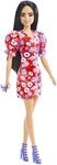 Barbie HBV11 - Fashionistas-Puppe mit Langen, schwarzen Haaren & Blumenkleid mit