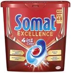 Somat Excellence 4in1 Caps, 48 (1 x 48) Caps, Sp&uuml;lmaschinen-Caps f&uuml;r exzellente