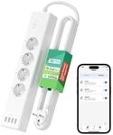 Meross WLAN Steckdosenleiste 4-Fach Smart Mehrfachsteckdose 4USB