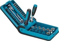 Hazet Steckschl&uuml;ssel-Satz 856-1HP, 1/4 Zoll (6,3 mm) Vierkant, L&auml;nge 180 mm | 1/4