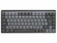 Logitech MX Mechanische kabellose Mini-Tastatur mit Beleuchtung, Lineare Tasten,