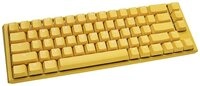 Ducky One 3 Yellow - Mechanische Gaming Tastatur Deutsches Layout im SF-Format (65%
