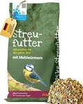 Futterbauer 25kg SCHALENLOSES Streufutter !MIT MEHLW&Uuml;RMERN! Vogelfutter