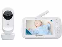 Motorola Nursery VM35 - Video-Babyphone - Weiß - 5-Zoll-Elterneinheit - Infrarot -