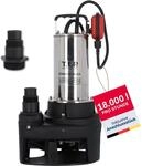 T.I.P. Schmutzwasser Tauchpumpe Edelstahl - Baupumpe Reamer Grinding Schneidwerk