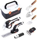 Yard Force VITA - Innovatives Gartenwerkzeug Set inkl. 4V/4Ah Akku | 6-in-1