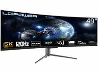 LC-POWER LC-M49-DQHD-120-C-Q 49 Zoll (124,46 cm) QLED Curved Gaming Monitor...