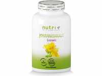 Nutri+ Johanniskraut Extrakt Kapseln mit 4,5 mg Hypericin - hochdosiert & vegan -