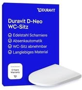 Duravit WC-Sitz D-Neo mit Absenkautomatik, Klobrille mit Quick-Release f&uuml;r einfache
