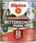 Alpina Holz-Wetterschutz-Farben &ndash; Avocadogr&uuml;n, deckend &ndash; bis zu 12 Jahre Schutz