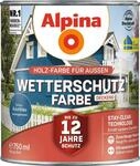 Alpina Holz-Wetterschutz-Farben &ndash; Azurblau, deckend &ndash; bis zu 12 Jahre Schutz vor