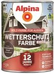 Alpina Holz-Wetterschutz-Farben &ndash; Schokoladenbraun, deckend &ndash; bis zu 12 Jahre