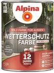 Alpina Holz-Wetterschutz-Farben &ndash; Sturmwolkengrau, halbdeckend &ndash; bis zu 12 Jahre