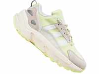 adidas Herren Zx 22 Boost Sneaker, Off White FTWR White Pulse Limette, 45 1/3 EU