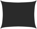 vidaXL Sonnensegel 160 g/m&sup2; Schwarz 6x7 m HDPE