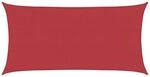 vidaXL Sonnensegel 160 g/m&sup2; Rot 2x3,5 m HDPE