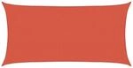 vidaXL Sonnensegel 160 g/m&sup2; Terrakottarot 2,5x5 m HDPE
