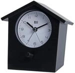 KOOKOO EarlyBird Schwarz, Wecker mit Vogelmelodie (Originalaufnahme) oder