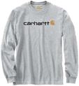 Carhartt Core Logo Longsleeve Heather,Grau Meliert, XXL