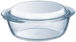 Pyrex Essentials Glas Runde Kasserolle Hohe Best&auml;ndigkeit 1,6 L (+ 0,5 L Deckel)
