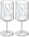 koziol Superglas Club No. 4, 2 St&uuml;ck, 300 ml, Wein- & Aperitif-Glas mit Stiel aus