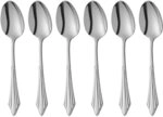 WMF F&auml;cher Espressol&ouml;ffel-Set 6-teilig, XX cm, Cromargan protect Edelstahl poliert,
