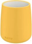 Leitz Stiftek&ouml;cher, Stiftehalter aus Keramik, Warmes Gelb, Cosy-Serie, 53290019
