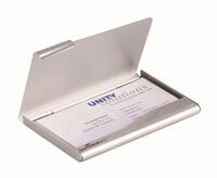 Durable Visitenkartenspender Business Card Box 1 St&uuml;ck silber, 241523