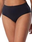 Schiesser Damen Maxislip Invisible Soft Taillen-Shapewear, Schwarz_166916, 44 EU