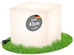 8 seasons design | Dekow&uuml;rfel beleuchtet Shining Cube (E27, 43 cm gro&szlig;,...