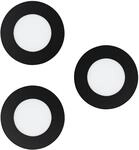 EGLO connect.z Smart-Home 3er-Set LED Bad-Einbaustrahler Fueva-Z, &Oslash; 85 mm